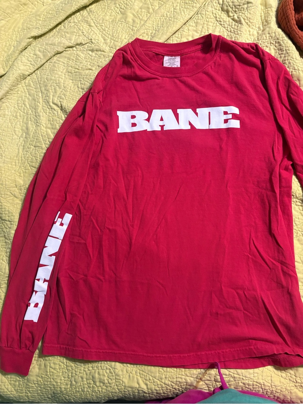 Bane give blood long sleeve t-shirt